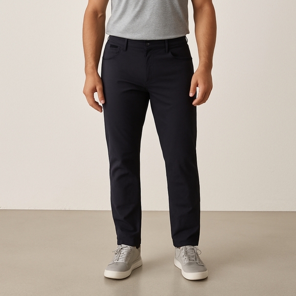 Lululemon ABC Pants Classic Fit 27 Inch Inseam Navy Blue Size 32 - Picture 1 of 9